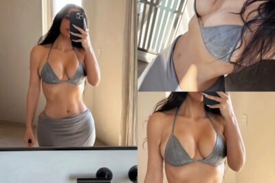 Kim Kardashian shows off curves in tiny bikini for Spring Break