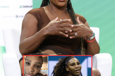 Serena Williams pokes fun at “mom life” as she shows off stain from feeding baby daughter Adira