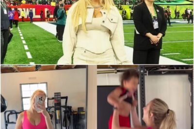 Brittany Mahomes Shares Postpartum Photo In Hot Pink Workout Tights, And You’d Never Guess She Just Had A Baby