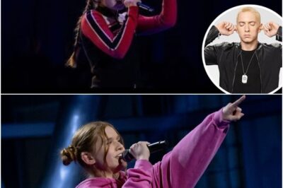 Emma’s Epic Knockouts Performance of “Changes” on The Voice has everyone talking! Famous for her unforgettable cover of Eminem’s Mockingbird, this 15-year-old powerhouse returns to the stage with a dramatic confrontation, choosing to take on a fiery rap for the competition. With her raw talent and fearless delivery, Emma’s performance is intense and captivating, leaving the audience in awe. The stakes are high, and her bold choice could be a game-changer. What will the result be? All eyes are on Emma as she makes her mark in The Voice Knockouts! (TB)