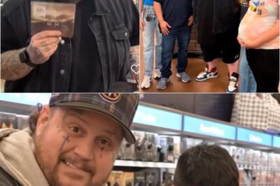 In a hilarious and down-to-earth moment, Jelly Roll went to Walmart to buy his own new album—only to find that the employee who helped him had no idea who he was! The country rapper’s reaction, paired with the employee’s surprise, made for an unexpectedly funny exchange. It’s a reminder that even superstars like Jelly Roll can have relatable, everyday experiences—and this one is sure to make fans laugh!