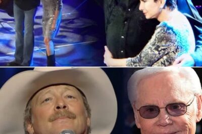 In a heartfelt tribute to country legend George Jones, his widow, Nancy Jones, joined Alan Jackson on stage for an emotional performance. The duo honored George’s legacy with a powerful rendition of his iconic hits, capturing the deep emotion of the moment as they celebrated his unparalleled impact on country music.