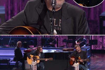 Vince Gill stepped onto the Grand Ole Opry stage, guitar in hand, ready to share something truly special. As the first chords of The Whole World rang out, the audience hung on every note, taking in the moment like they were witnessing history in the making. It wasn’t just another performance—it was a masterclass in storytelling, the kind only Vince can deliver. By the time the last note faded, the Opry House wasn’t just listening—they were feeling every word, every melody, knowing they had just witnessed the birth of another timeless classic.