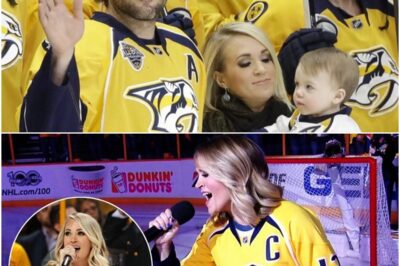 Carrie Underwood delivered an electrifying rendition of the Star Spangled Banner before Game 3 between the Nashville Predators and the Chicago Blackhawks. The country music superstar, whose husband Mike Fisher serves as the Predators’ captain, energized the crowd and set the tone for an unforgettable night of hockey. Her powerful performance captivated both fans and players alike, making it a memorable moment for Nashville.