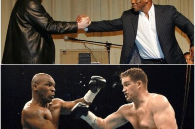 “The Ultimate Showdown: Mike Tyson – ‘The Steel Legend’ Faces Off Against Kevin Mcbride – ‘The Unstoppable Force’ In A Fight That Will Be Remembered For Ages.”