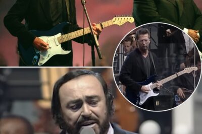 Eric Clapton, Luciano Pavarotti and the East London Gospel Choir created an unforgettable musical masterpiece with “Holy Mother”. Clapton’s famous ballad, full of emotion and sorrow, became extremely powerful when combined with Pavarotti’s legendary tenor voice and the passion and power of the gospel choir. The fusion of rock, opera and gospel not only brought the passionate melodies to life but also brought a profound message of love, hope and comfort. This was a performance where the music crossed all boundaries, creating a special spiritual space that moved the listener.