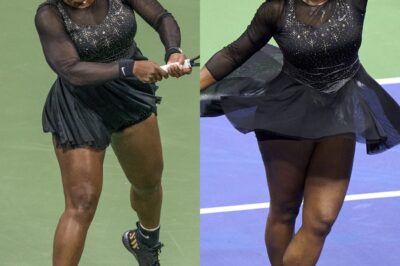 The hidden message inside Serena Williams’ US Open outfit as celebs watch veteran delay retirement another day