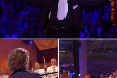 On a legendary night at the Amsterdam Arena, André Rieu captivated the audience with his performance of Vangelis’ Conquest of Paradise. More than a piece of music, the performance was an emotional musical adventure, from majestic melodies to profound moments, creating a mystical space full of glory and discovery. Rieu, with his charismatic conducting style, led his orchestra through each beat, turning each note into a vivid story of triumph and aspiration. This was not just a performance, but a great musical event, bringing historical and cultural values ​​to life through the talented hands of the master artist.