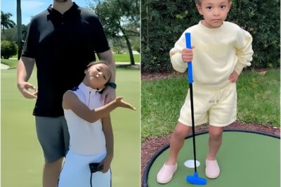 Serena’s 6-year-old daughter seizes record after entering golf world.