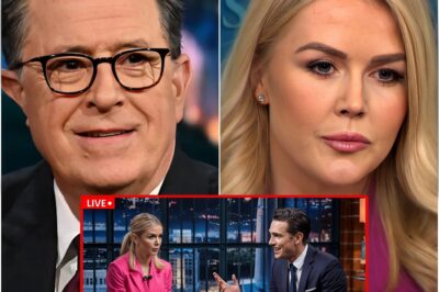 DRAMA EXPLODES: Karoline Leavitt responds harshly on Stephen Colbert’s show, what truth makes everyone stunned?