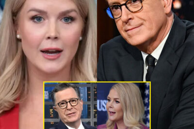 Karoline Leavitt’s Fiery Retort on Stephen Colbert’s Show Unveils a Startling Revelation That Shocks the Audience!