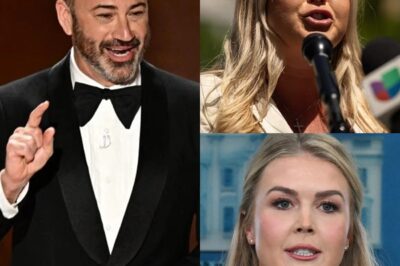 Jimmy Kimmel’s SHOCKING Insult to Karoline Leavitt: The Unforgettable Live TV Moment That Triggered a DEVASTATING Backlash and Left Him Utterly Speechless!