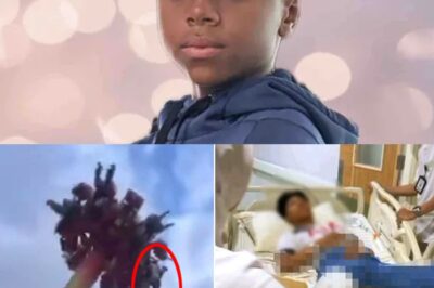 Fans in tears as 13-year-old boy thrown from amusement park ride due to faulty safety harness leaves multiple injuries