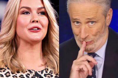 SHOCKING: Jon Stewart just mocked Karoline Leavitt but immediately faced her ruthless comeback—a statement that exploded all over American social media! 