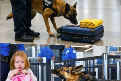 Travelers watched in disbelief as an experienced K9 detection dog fixated on a child’s seemingly innocent backpack. The dramatic search that followed uncovered a hidden object so alarming it brought the entire airport to a standstill, forcing everyone to confront the terrifying reality lurking just beneath the surface.