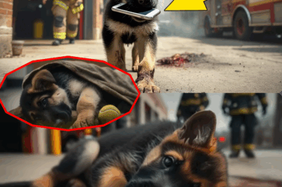 Puppy ‘Ghost’ Heroically Braves Fire and Blood to Save Mother and Child! Dying Dog Delivers Phone With Cryptic Lifesaving Message, Leads Detroit Firefighters Through Ash and Danger — Seconds Before Explosion! Locals Hail Canine as Living Legend, as City Still Reeling From Heart-Stopping Ordeal!