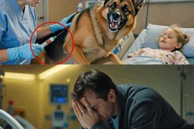 German Shepherd Smashes Through Hospital Entrance, Halts Little Girl’s Euthanasia Moments Before Death—Doctors, Nurses, and Security Stunned as What Happens Next Changes Medical Science Forever! Could this mysterious animal intervention rewrite the rules of hope and fate inside the walls of modern medicine?