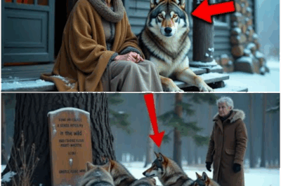 Locals Speechless as Tamed Giant Wolf, Raised Like a Child by Elderly Woman, Responds to Owner’s Death in Mysterious, Unimaginable Ways—Startling Events Unfold That Could Change Everything We Thought We Knew About Wolves and Human Bonds Forever!