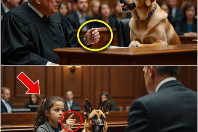 Stunned Judge Halts Trial as Little Girl Silently Summons Her Dog with a Secret Signal—Courtroom Holds Its Breath After Dog’s Shocking, Heroic Stand