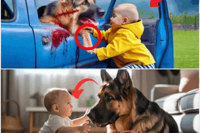 Baby’s Psychic Connection Saves Pregnant German Shepherd Locked in Car: Evil Breeder’s Revenge Sparks Deadly Lakehouse Showdown That Stuns Entire Neighborhood!