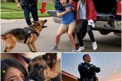 When Danger Lurks Where You Least Expect: Inside the Nerve-Racking Day a Brave K9 German Shepherd Intercepted a Child Abductor, Launching a Race Against Time to Save Missing Kids and Expose a Chilling Underground Threat in the Heart of a Quiet Suburban Community