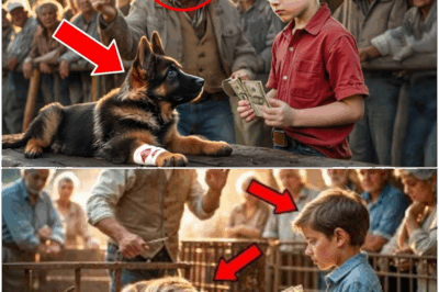 Heartbreaking Scene At Local Auction As Desperate Dog Is Ignored By Everyone—Until A 9-Year-Old Boy Steps Forward And Creates A Miracle That Will Warm Your Heart And Restore Your Faith In Humanity Forever; Witness The Astonishing Act That Had Everyone Cheering And Crying Simultaneously!