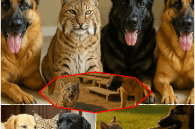When a Helpless Bobcat Kitten Was Adopted by Three Dogs, Nobody Predicted the Astonishing Transformation and Bond That Would Emerge—What Happened Next Shocked Wildlife Experts and Set a New Standard for Understanding Connection, Identity, and Survival in the Natural World