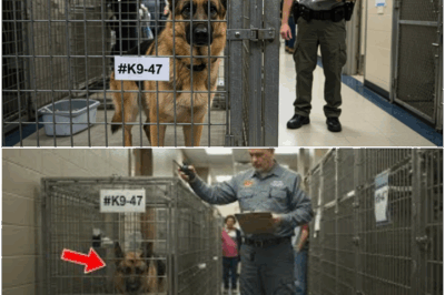 On the brink of euthanasia after being labeled “unfit,” a K9 dog hangs his head as hope fades. Out of nowhere, a mechanic’s voice slices through the air, calling the dog’s forgotten name. In an emotional twist, the K9 recognizes his former owner, transforming despair into a miraculous new beginning no one could believe.