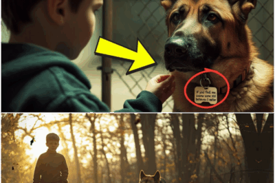 Abandoned, hungry, and shivering in the pouring rain, this helpless dog seemed destined for a tragic end. But when a young boy walking home from school glanced at the words engraved on the dog’s grimy collar, he uncovered a life-changing secret that would leave the entire town utterly astonished and speechless.
