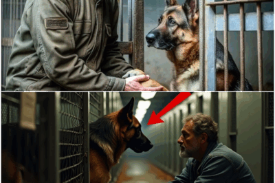This Veteran and a Neglected German Shepherd Were Both Given Up on—But What Unfolded Inside the Shelter Stunned Everyone: Find Out How an Unexpected Encounter Sparked an Unbreakable Connection, Exposing a Powerful Story of Redemption, Trust, and the Healing Magic Buried in Second Chances!