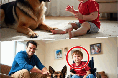 A devoted father adopts a German Shepherd for his paralyzed son, hoping for companionship—but within days, the dog’s mysterious behavior sparks a chain of astonishing events. What the family soon discovers changes medical history, leaves doctors speechless, and shocks their entire community in the most miraculous and heartwarming way imaginable.