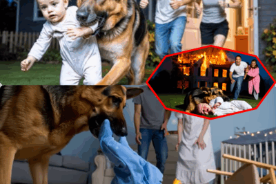 Unsuspecting Parents Almost Rehome Family Dog—Only for Him to Drag Baby to Safety Seconds Before HOUSE EXPLODES! German Shepherd’s Sixth Sense Exposed as He Outwits Humans, Detects Deadly Gas and Saves Entire Family in a Jaw-Dropping Late-Night Escape!