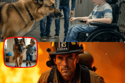 After a Family Tragedy, a Paralyzed Child’s Only Friend Was a Shelter Dog Destined for Death. What Happened When Fire Broke Out in Their Mansion Left an Entire Town in Tears—You Will Not Believe the Life-Saving Sacrifice Caught on Tape!