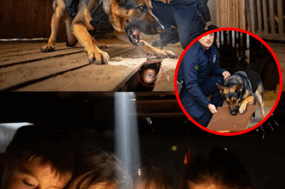 Abandoned for Years, the Old Barn Was Thought Empty—Until Hero Dog Zeus’s Urgent Barks Forced Officers to Dig, Revealing Four Missing Children Trapped Underground in a Horror Beyond Belief. Police and Locals Stunned as Unlikely Canine Saves Doomed Kids No One Else Could Hear.