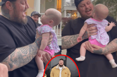 Hearts Melt as Viral Video Shows Jelly Roll Embracing Baby Wrenley—The Country-Rap Phenomenon Captivates a Global Audience When Sweet, Unexpected Fan Interaction Reveals His True Character, Leaving Millions Stunned by His Gentle Side and Reinforcing His Title as the Entertainment World’s Most Relatable Star!