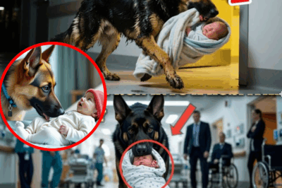 Storm-Battered German Shepherd Walks Into Hospital, Drops a Freezing Baby at Doctors’ Feet—But the Heart-Stopping Truth Behind the Night’s Miracle Rescue Will Leave You in Tears! Mystery Note, Desperate Mother, and a City’s Outpouring of Hope Collide in a True Story Stranger Than Any Movie Plot.
