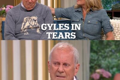 Gyles Brandreth has broken down in tears on ITV’s This Morning while speaking about VJ Day, with the presenter becoming emotional when the show aired a photo of his late dad