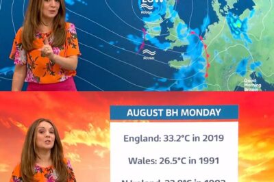 Good Morning Britain was halted on Monday morning so that some ‘record-breaking’ news could be announced and Laura Tobin came in with the weather report