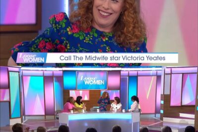 Call the Midwife’s Victoria Yeates supported by Loose Women star after on-air stumble