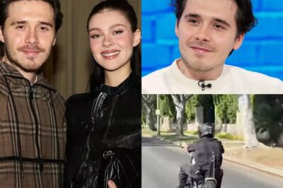 Brooklyn Beckham slammed for ‘dangerous’ motorbike stunt without safety gear