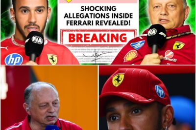Scandal Erupts at Ferrari as Vasseur Drops a Major Blow on Hamilton – Serious Accusations Leaked from the Hungarian GP! The tension is sky-high, with rumors swirling about what really went down between the Ferrari boss and the racing legend. Is this the end of Ferrari’s hopes for a championship?