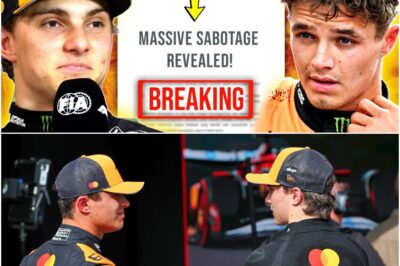Furious backlash after leaked report suggests Oscar Piastri’s Hungary GP disaster may have been caused by intentional sabotage — McLaren engineers allegedly involved, sending shockwaves through the paddock as F1 world reacts with disbelief.