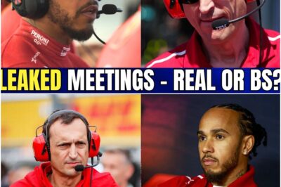 Ferrari Exposed: Is the Leak about Lewis Hamilton’s Engineer Meeting Authentic? Fans Are Divided – What’s Really Going On?