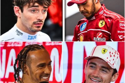 Lewis Hamilton’s jaw-dropping move left Charles Leclerc stunned, and the F1 world is still buzzing. Did Hamilton’s brilliant strategy give him an edge, or was it a fluke? Leclerc never saw this coming – could this move change the course of the season?