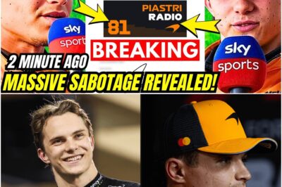 Oscar Piastri Exposes McLaren’s SHOCKING Sabotage! You Won’t Believe What He Just Said – Is This the Biggest Betrayal in F1 History? Everything We Thought About McLaren Could Be a Lie. The Truth Is Out – And It’s UGLY.