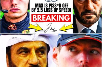BREAKING DRAMA! Max Verstappen’s Shocking Outburst on FIA’s New 2.5 Speed Loss Rule Raises Questions About Fairness, Safety, and Whether This Could Completely Change the Future of Formula 1 Racing Forever.