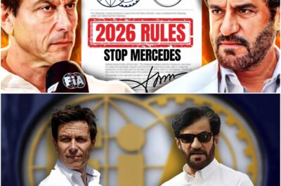 Massive shock in Formula One as FIA confirms 2026 regulation overhaul, with whispers inside the paddock suggesting rules deliberately crafted to weaken Mercedes, igniting fears of political interference, potential scandals, and raising doubts about whether the sport’s integrity can survive such controversial and unprecedented intervention.