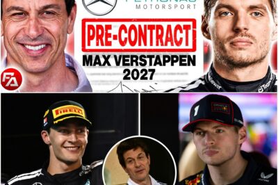 What Verstappen just did to Russell has left the entire Formula 1 community stunned, sparking endless arguments online, raising doubts about fairness, and making everyone wonder whether this single moment could be the start of one of the most explosive rivalries the sport has ever witnessed in modern racing.