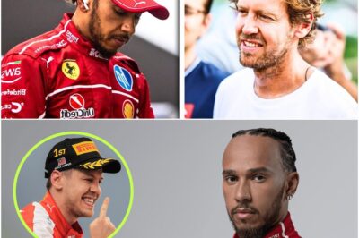 Lewis Hamilton’s massive gamble of joining Ferrari may already be at breaking point, but stunning new reports suggest Sebastian Vettel, once considered his fiercest rival, could become the hidden figure pulling strings behind the scenes, offering crucial guidance that might ultimately rescue Hamilton from disaster inside the red machine.