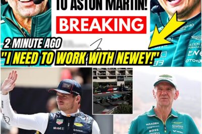 Max Verstappen has stunned Formula 1 fans worldwide after dropping a completely unexpected decision regarding Aston Martin and legendary designer Adrian Newey. Insiders are calling it one of the boldest moves in modern F1 history, and the implications for Red Bull’s dominance could be massive.